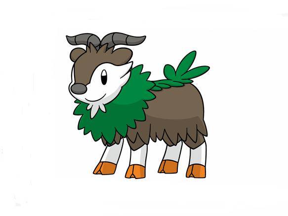 《精灵宝可梦》图鉴672:即使不吃食物也没事的精灵——坐骑小羊_手机