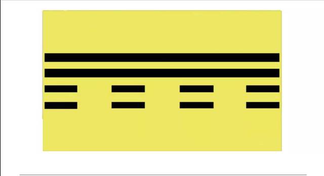 只不过这个表示的是 飞机所在的跑道 跑道等待标志 标记在滑行道上的