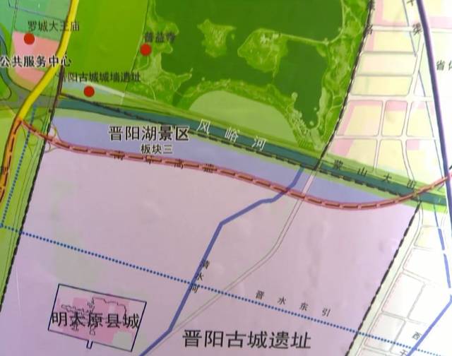 晋阳古城遗址公园规划图片