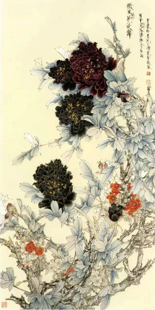 精选工笔牡丹作品，望画友喜欢！_搜狐网