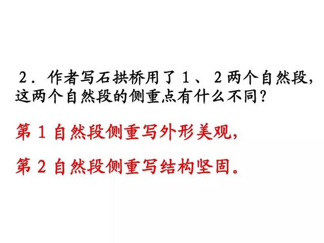 部编版八年级语文上册第18课《中国石拱桥》知识点 图文解读 同步练习