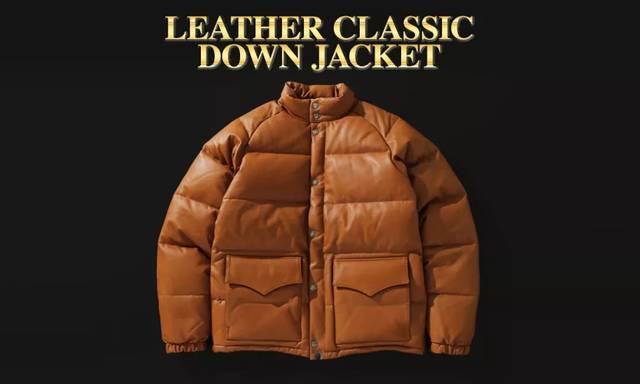 BAPE® 复刻发售经典Leather Classic Down Jacket_手机搜狐网