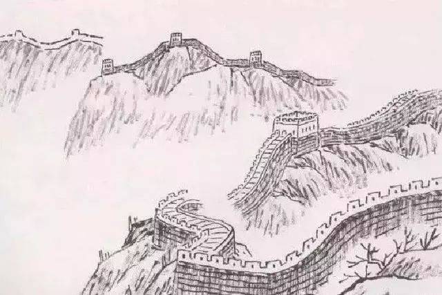 掛け軸 日本画 中国 水墨画 不到長城非好漢 掛け軸 日本画 中国 水墨画