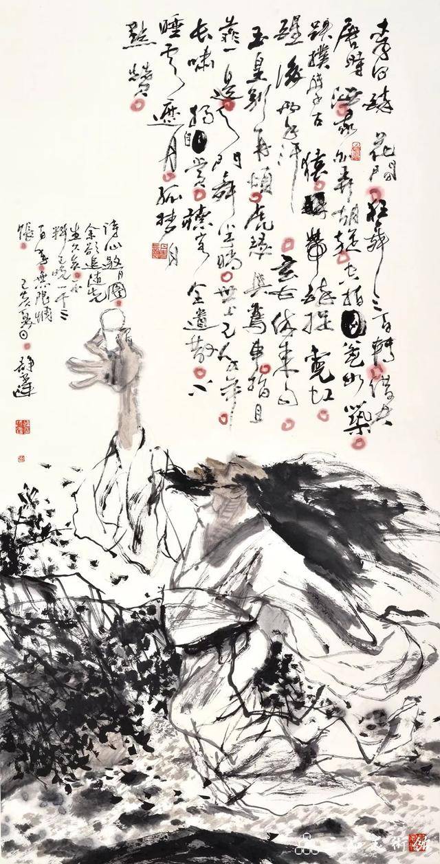 吼诗吟画——韩静霆