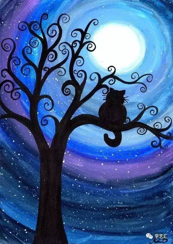 创意艺术diy,带你们玩转剪影画!