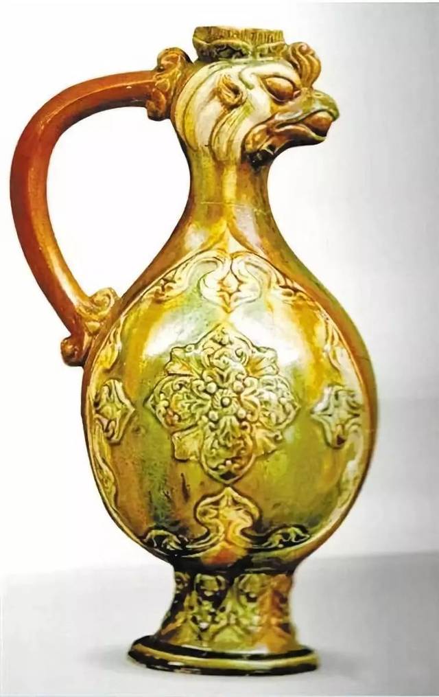 中国　唐三彩　小壺　I32-3 唐三彩执壶– 中國根傢俬有限公司