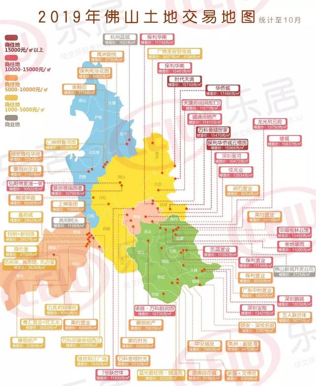 3分钟看完佛山房价走势!最新首付地图大曝光!