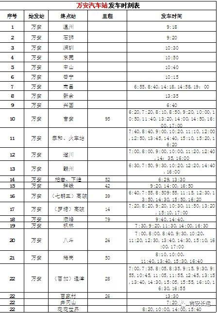 淮滨车站时刻表查询=淮滨到各地汽车时刻表查询