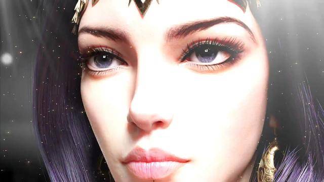 最先登场的古灵精怪,俏皮可爱的鲛人族少女.