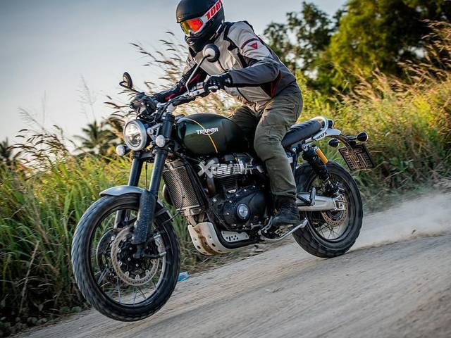 这可能是最狂野的复古摩托 试驾凯旋scrambler 1200 xc