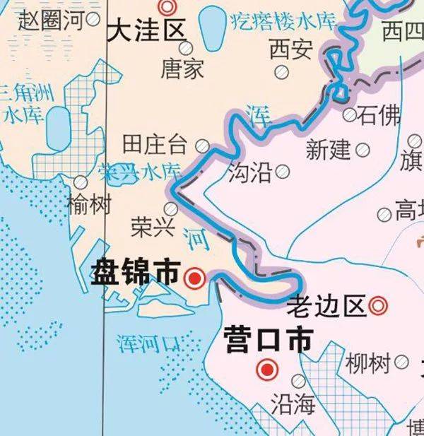 辽宁河流分布图图片