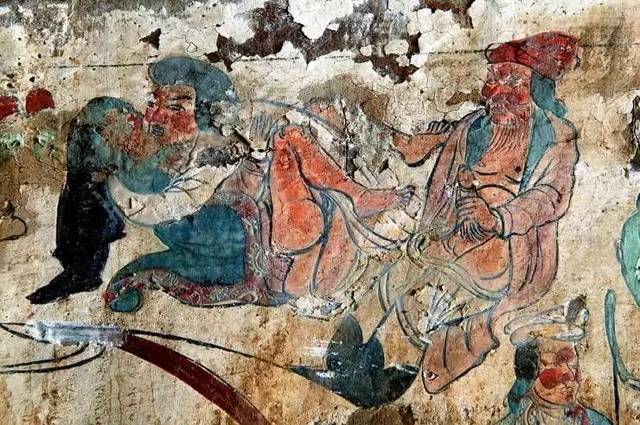 唐代棺板彩画惊现野合图_搜狐网