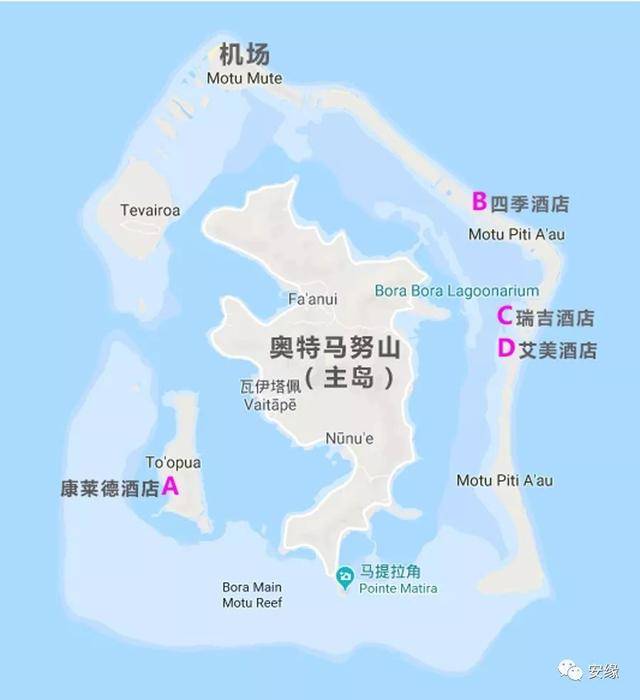 波拉波拉岛地理位置图片