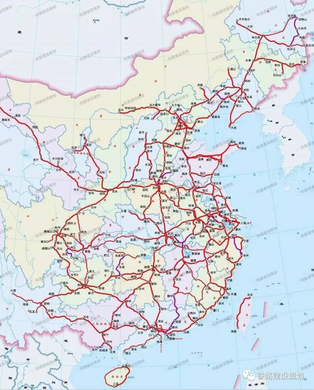 中国动车线路图高清版图片