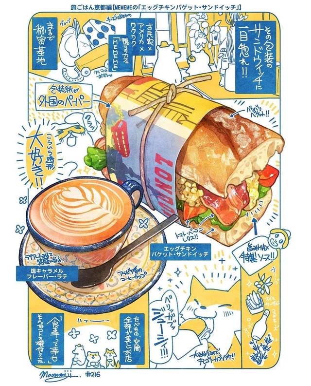 这些漫画中常见的美食手绘,原来都是这么画出来的!