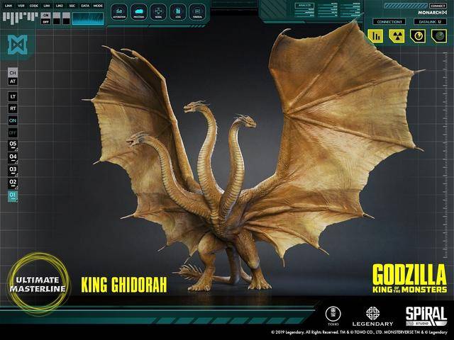 spiral studio 哥斯拉:怪兽之王 三头巨龙 基多拉