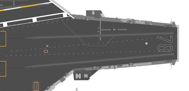 航母甲板线图图片