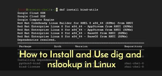 如何在Linux中安装和使用dig和nslookup命令_手机搜狐网