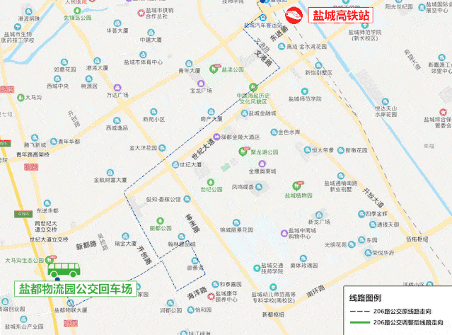 重要必读17条公交线路将对接盐城高铁站走向站点票价全在此