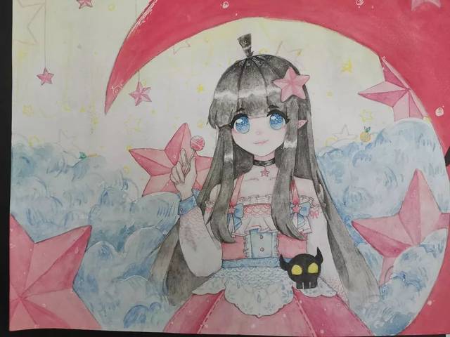 高一19班罗晓雪 《绘画》一等奖