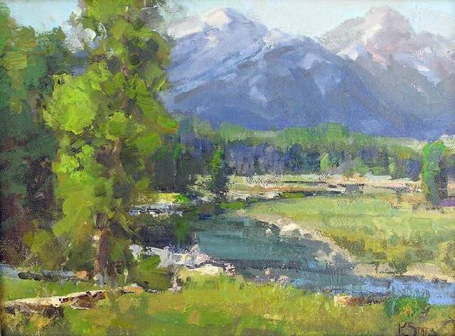 美国当代画家凯瑟琳西德茨风景油画欣赏