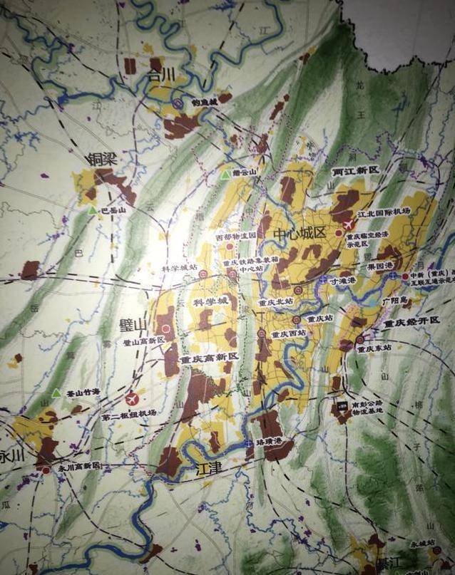 重庆第二国际机场规划地址出炉在这三个区县间预计2035年建成