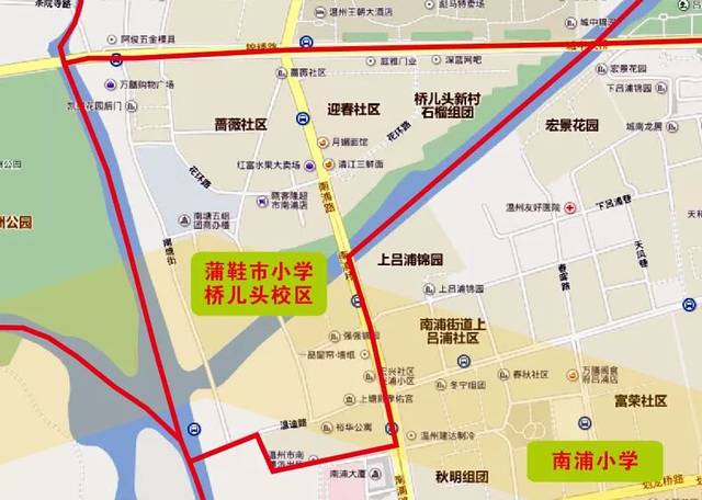 蒲鞋市小学桥儿头图片