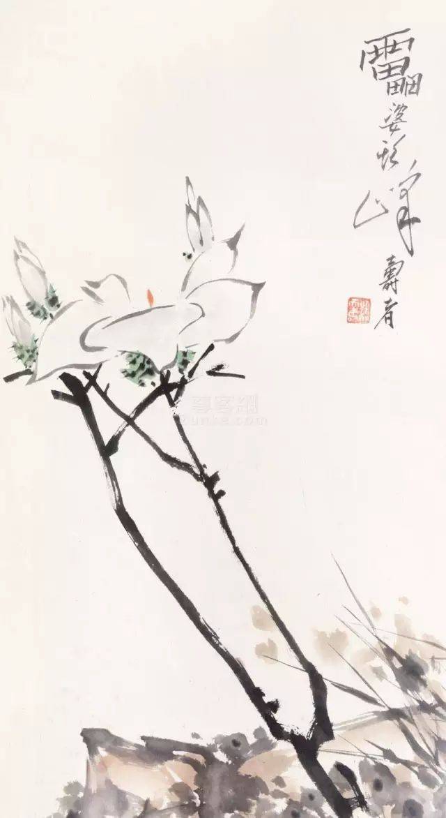 潘天寿花鸟画100幅大赏！（大饱眼福）_搜狐网