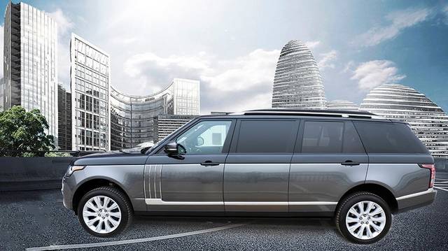 路上霸王,加长版路虎揽胜商务礼宾车,内部装下了一个ktv!