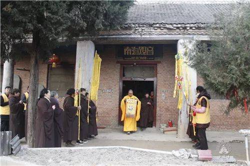 少林寺下院周口扶溝縣蘭若寺啟建傳統廟會暨祈福法會