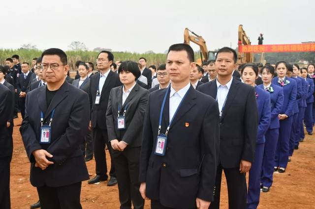 75亿元!昨天,北海机场站坪扩建工程开工!