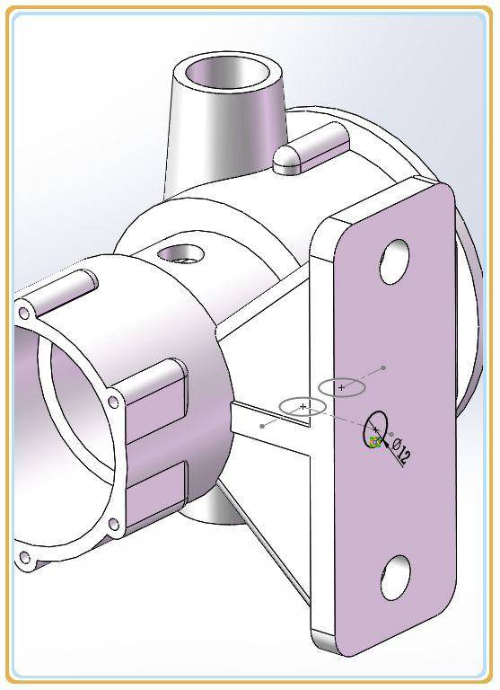 用solidworks建模的复杂零件,此图虽然不难,却画了50多页