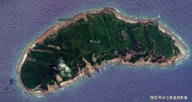 卫星带你看世界-钓鱼岛卫星遥感影像