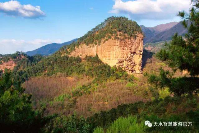 景區總面積215平方千米,包括麥積山,仙人崖,石門,曲溪四大景區和街亭