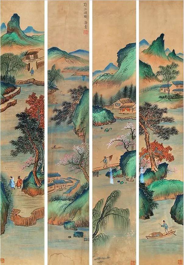 她曾经沦落风尘，21岁重拾画笔，成为著名的青绿山水画家_手机搜狐网