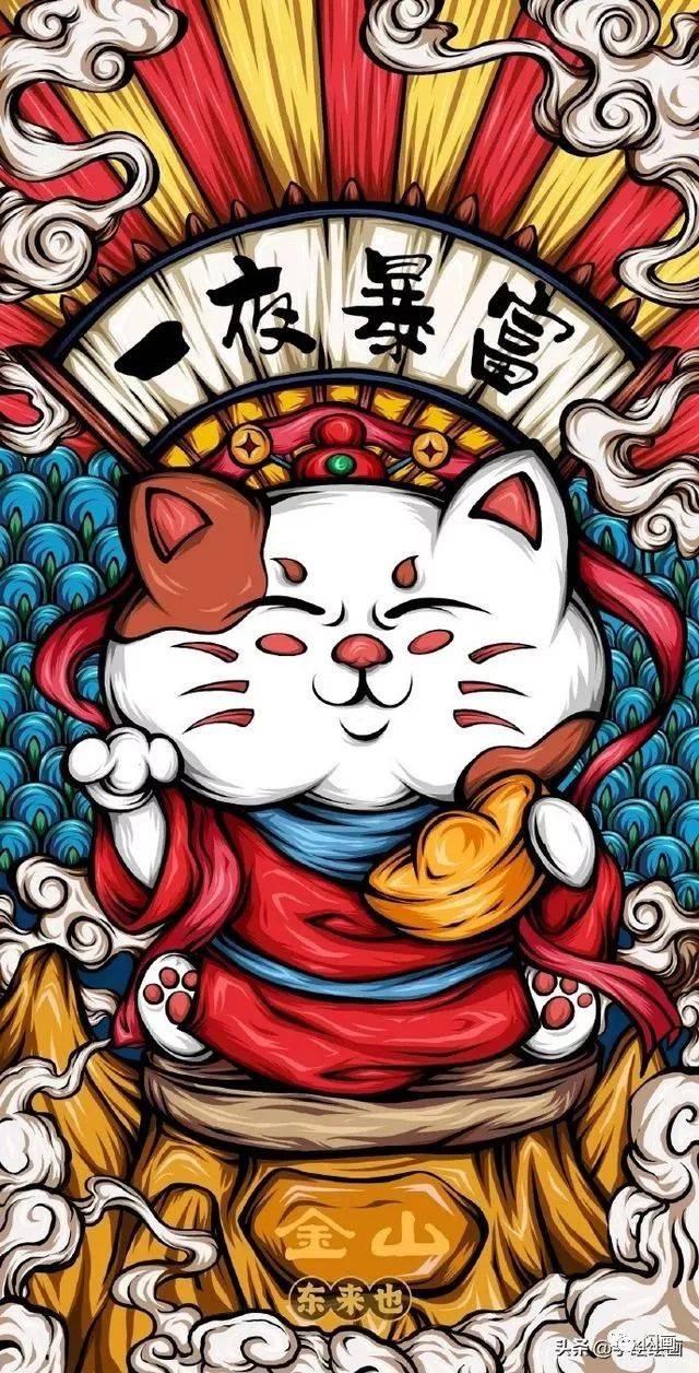 混迹民间的50幅国潮风插画!