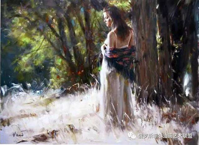 意大利艺术家Vidan写实人体油画中的性感女神，如此动人！_搜狐网