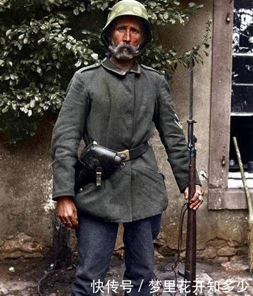 一战时的德军迷彩钢盔