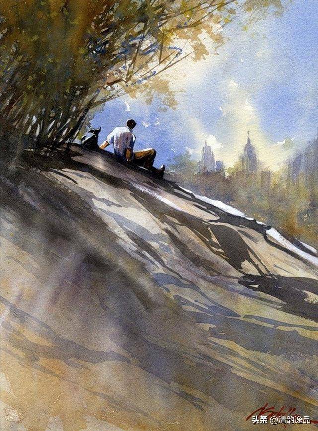 美国著名画家thomas w. schaller令人惊叹的水彩画