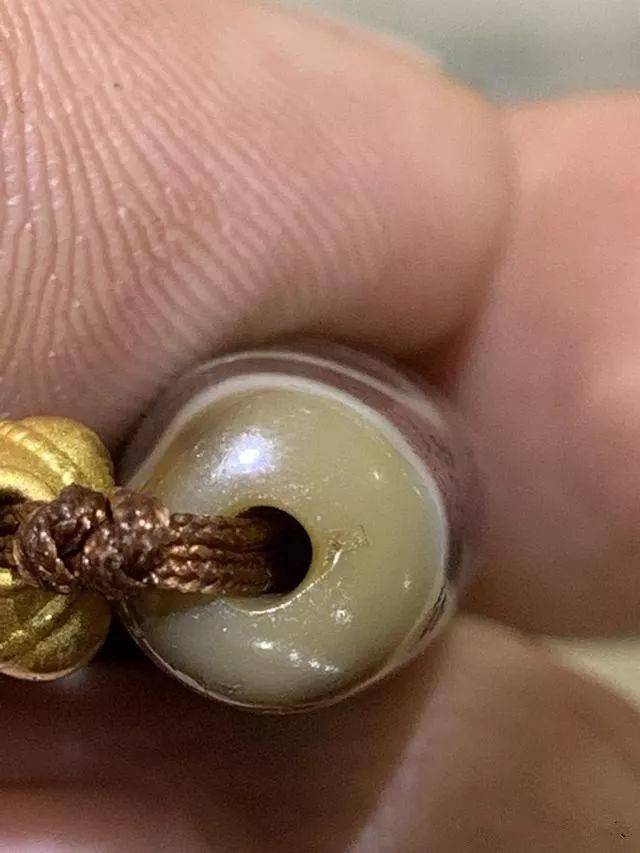 千年老天珠孔道鉴定方法,几十张图让你看懂天珠孔道