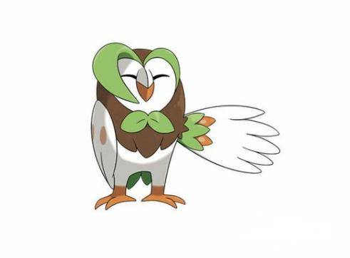 《宝可梦》图鉴723:七代被公认最丑的御三家——投羽枭