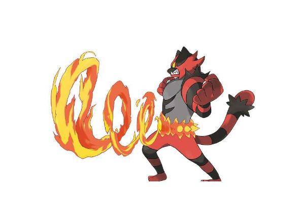 宝可梦图鉴727七代双打的最强恶势力炽焰咆哮虎