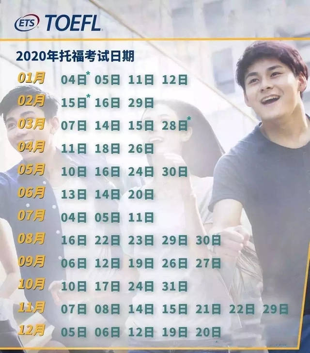 收藏｜2020年出国留学托福、雅思、GRE、GMAT等各大考试时间大汇总（最新发布）
