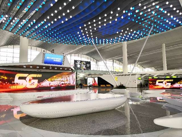 白云机场二号航站楼开放全新5g互动展示区