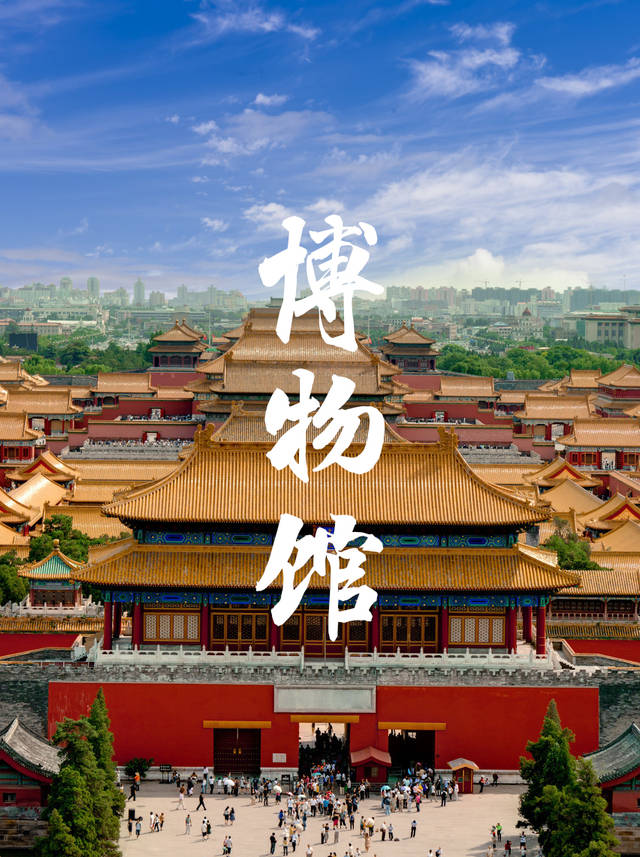 卫星鸟瞰中国四大博物馆,北京故宫面积最大,陕