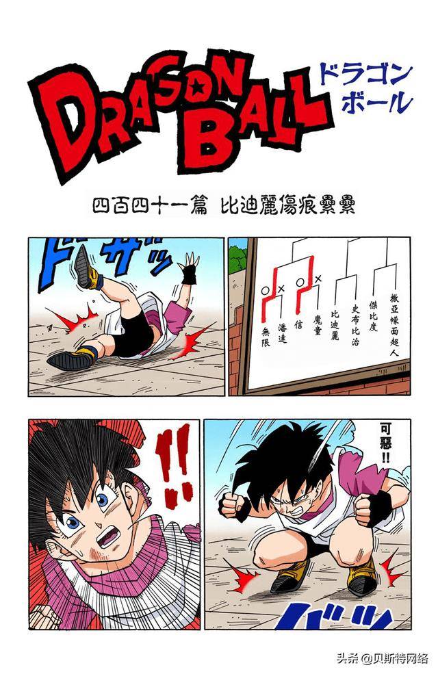 「七龙珠全彩」漫画第441篇:比迪丽宁死不投降