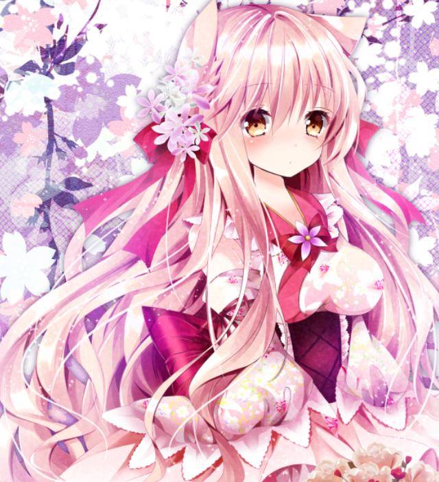 原创二次元和风美图:青春有活力,美貌动人的小姐姐,真讨人喜