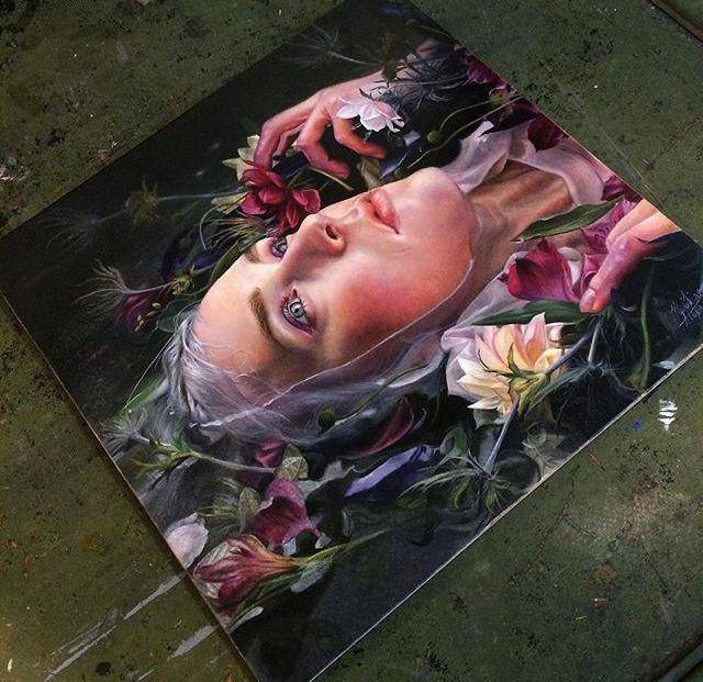 美国艺术家超写实主义女性绘画欣赏