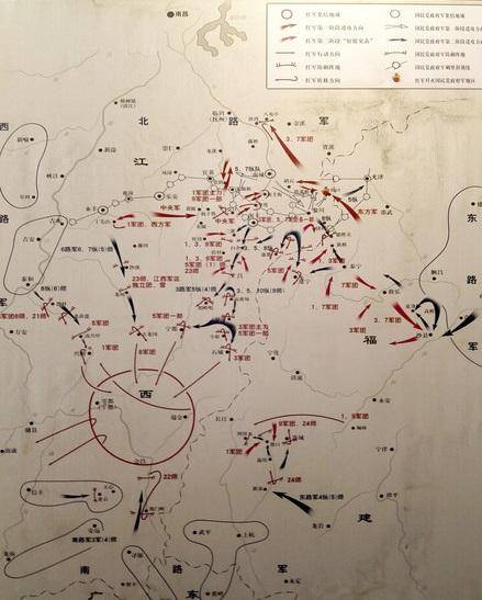 第五次反围剿过程图