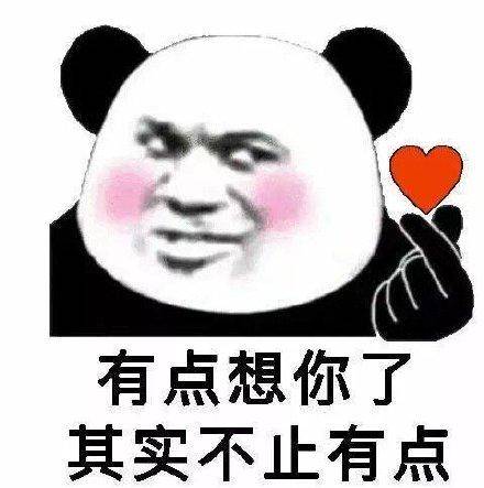 熊猫头表情包情侣头像图片